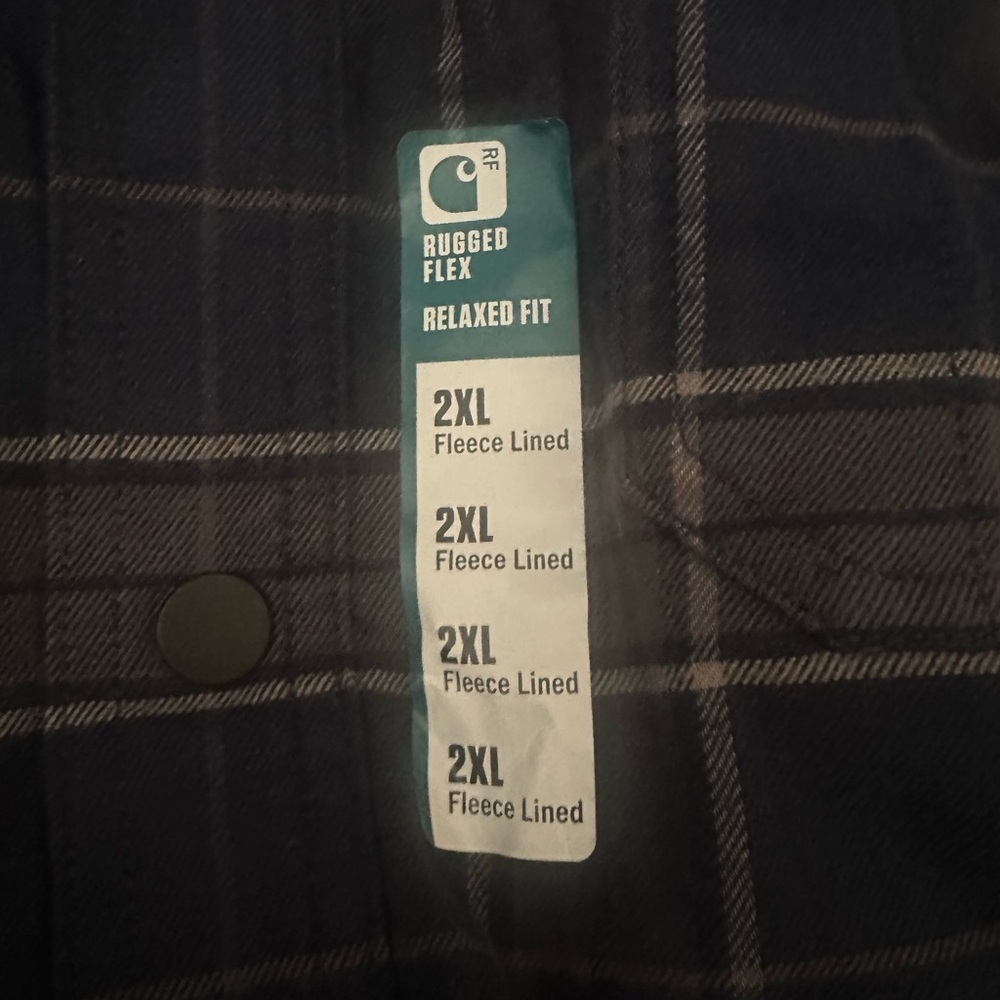 NEW Carhartt Rugged Flex Plaid Shirt Jacket - Picture 3 of 3